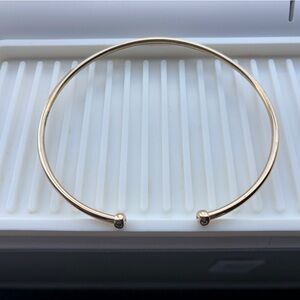 Gold Cuff Choker Necklace